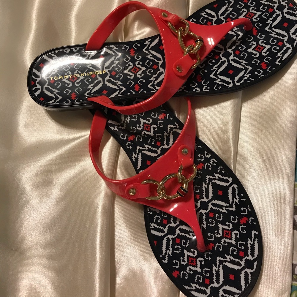 Cute Tommy Hilfiger Jelly flip flop
